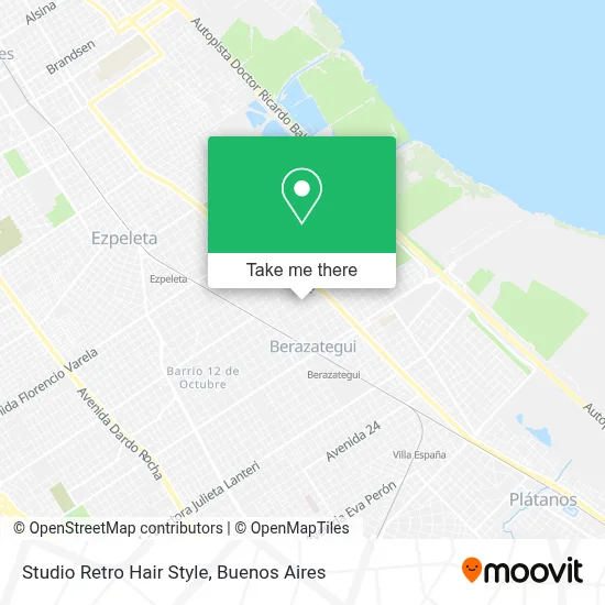 Studio Retro Hair Style map