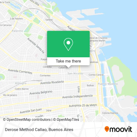 Derose Method Callao map