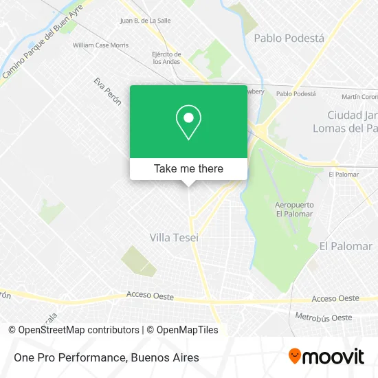 One Pro Performance map