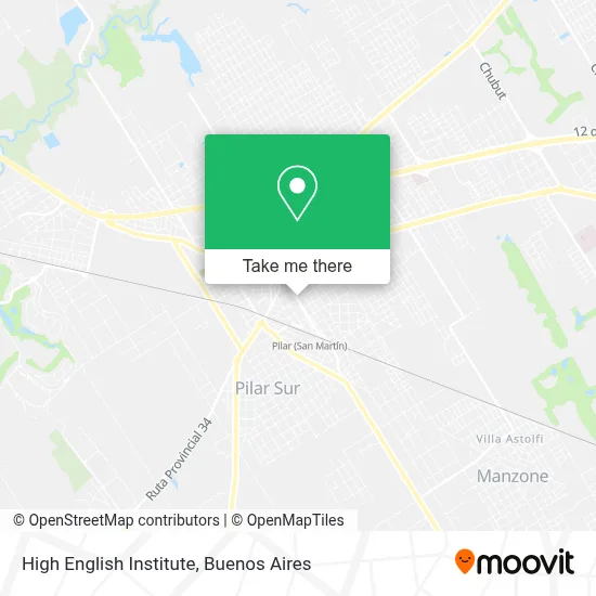 High English Institute map