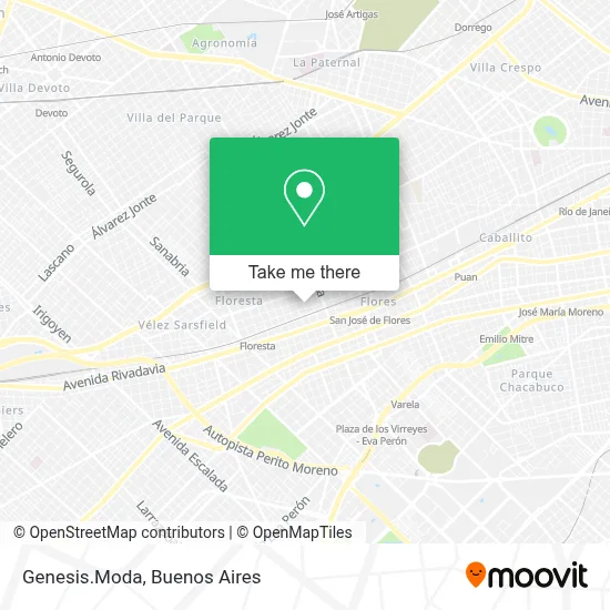 Genesis.Moda map