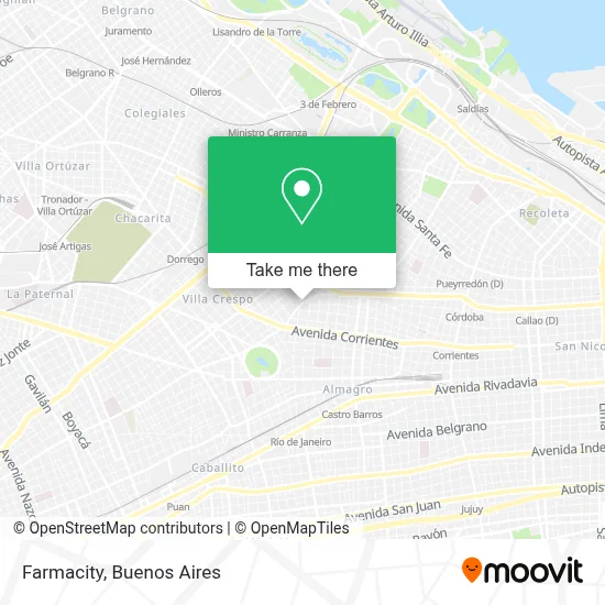 Farmacity map