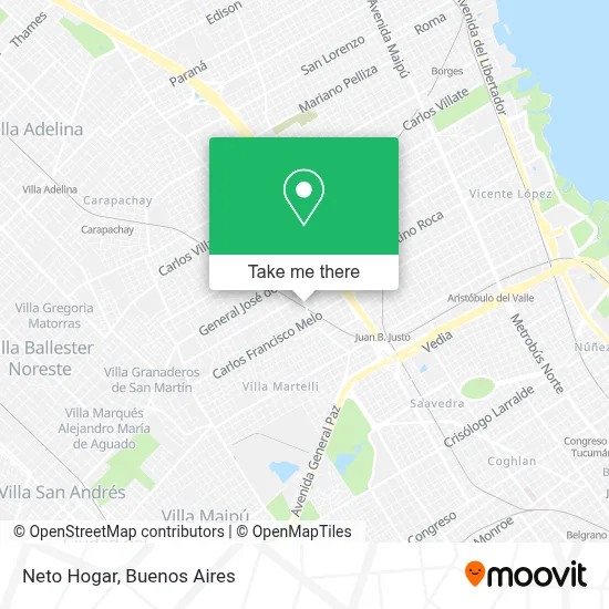 Neto Hogar map