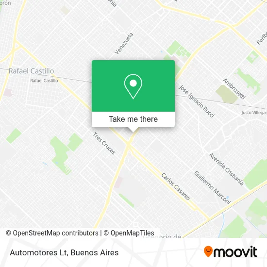 Automotores Lt map