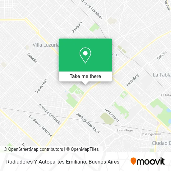 Radiadores Y Autopartes Emiliano map