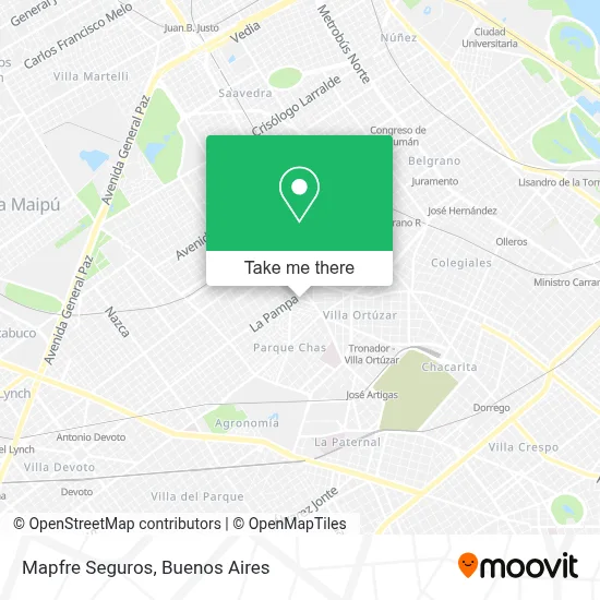 Mapfre Seguros map