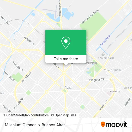 Milenium Gimnasio map