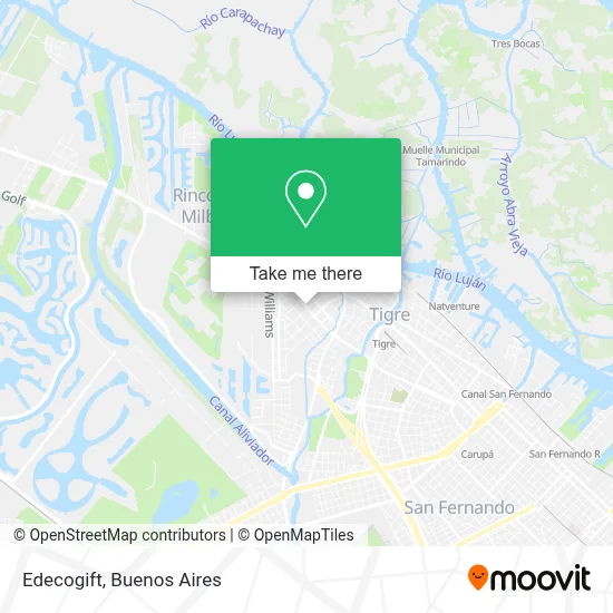 Edecogift map