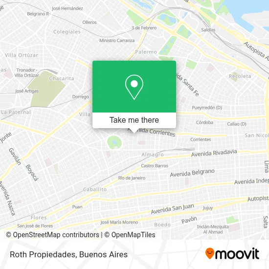 Roth Propiedades map