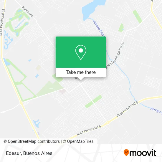 Edesur map