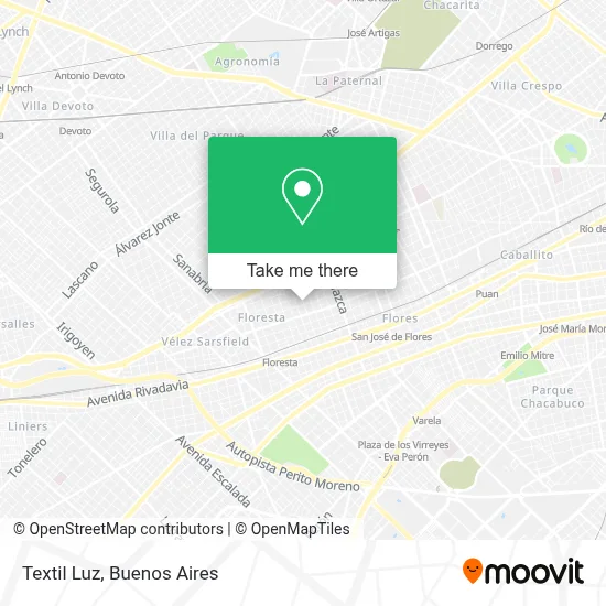Textil Luz map