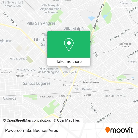 Powercom Sa map