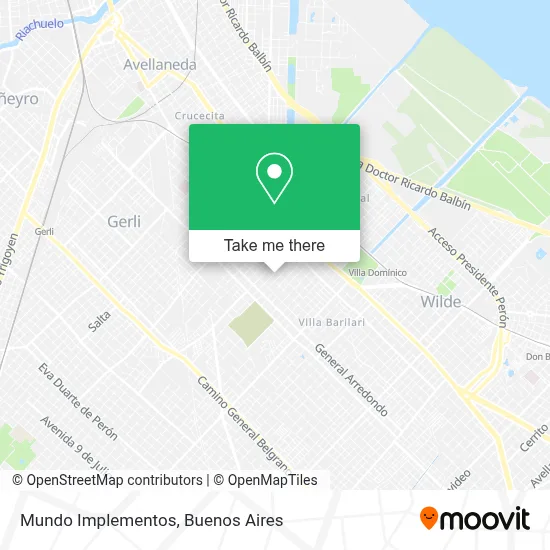 Mundo Implementos map