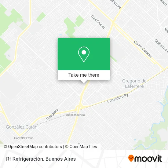 Rf Refrigeración map