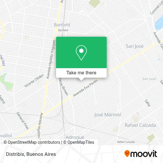 Distribix map
