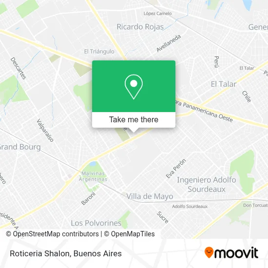 Roticeria Shalon map