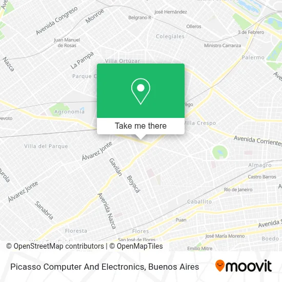 Picasso Computer And Electronics map