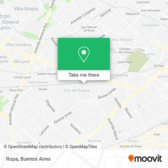 Ropa map
