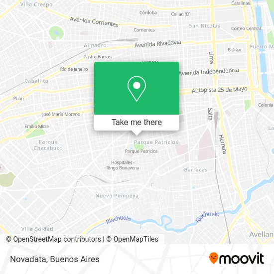 Novadata map