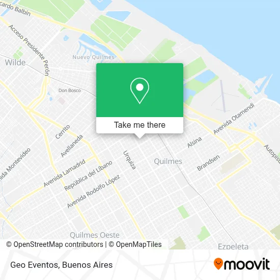 Geo Eventos map