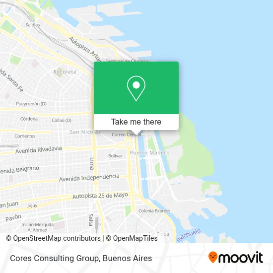 Cores Consulting Group map