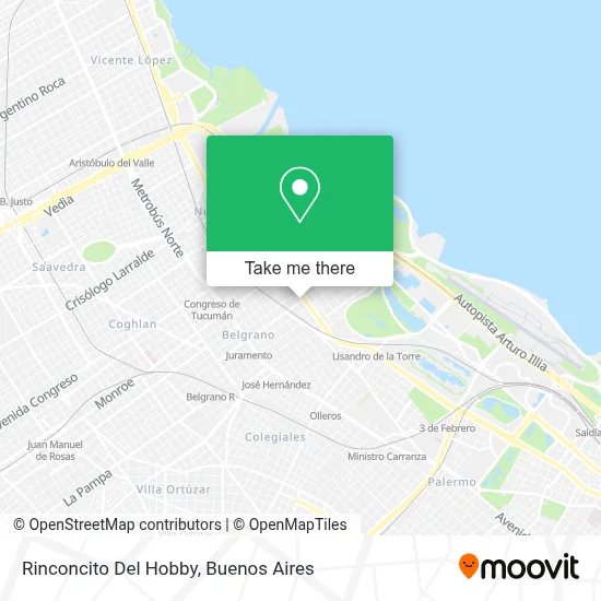 Rinconcito Del Hobby map