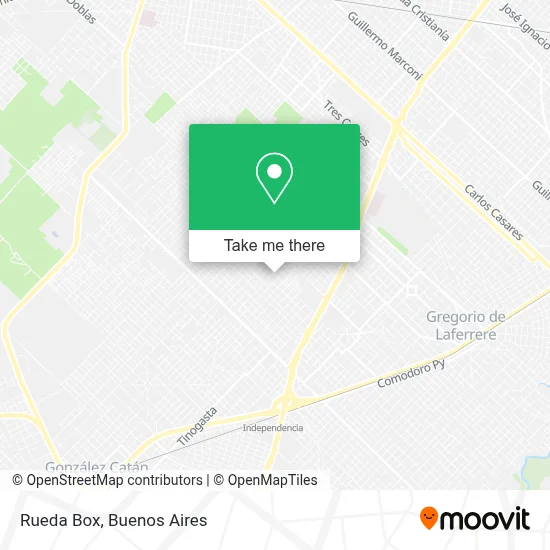 Rueda Box map