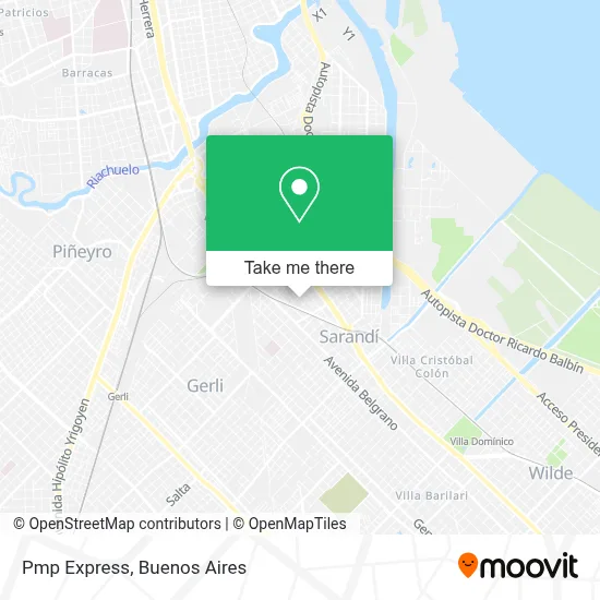 Pmp Express map
