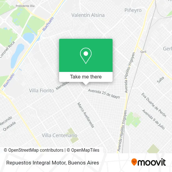 Repuestos Integral Motor map