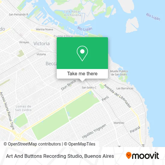 Art And Buttons Recording Studio map