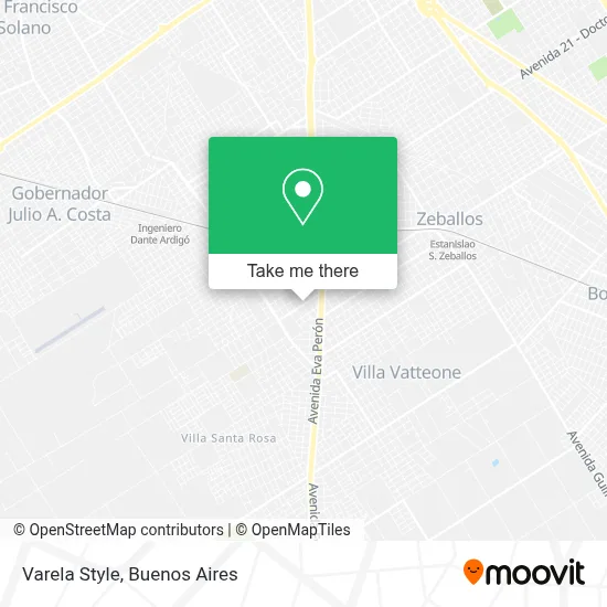 Varela Style map