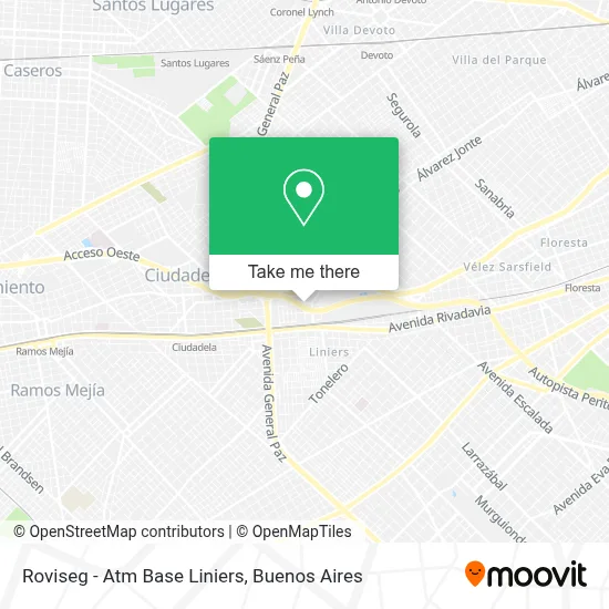 Roviseg - Atm Base Liniers map