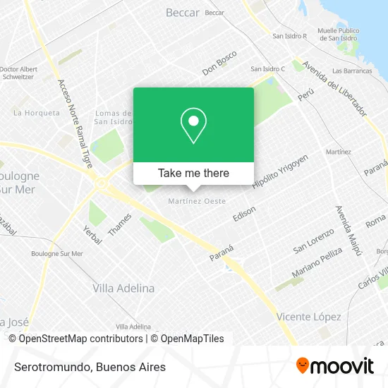 Serotromundo map