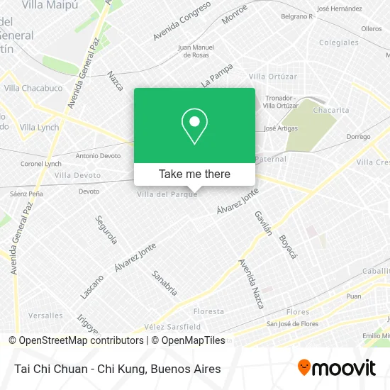 Tai Chi Chuan - Chi Kung map