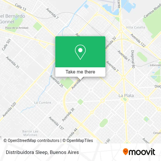 Distribuidora Sleep map