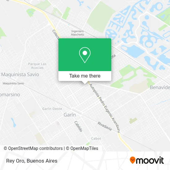 Rey Oro map