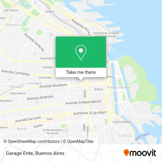 Garage Ente map