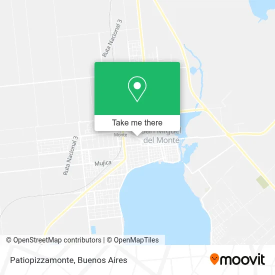 Patiopizzamonte map