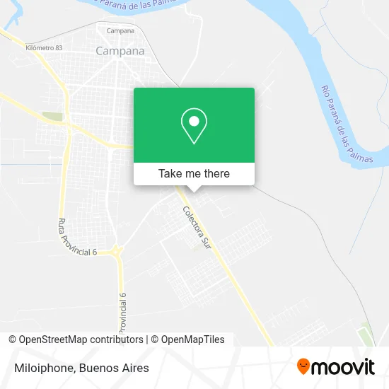 Miloiphone map