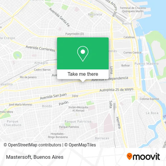 Mastersoft map