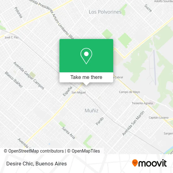Desire Chic map