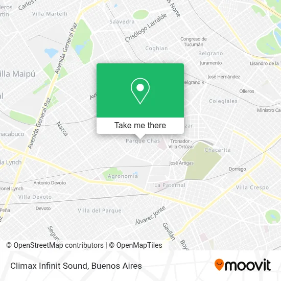 Climax Infinit Sound map