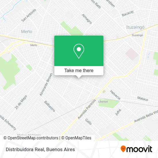 Distribuidora Real map