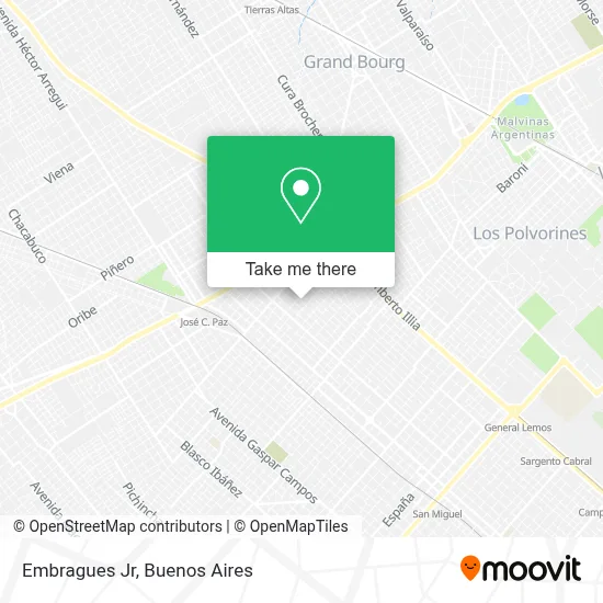 Embragues Jr map