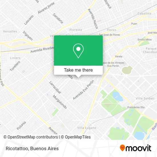 Ricotattoo map