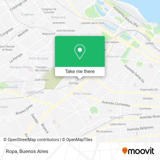 Ropa map