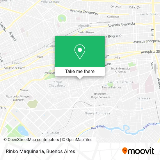 Rinko Maquinaria map