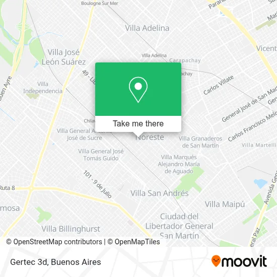 Gertec 3d map
