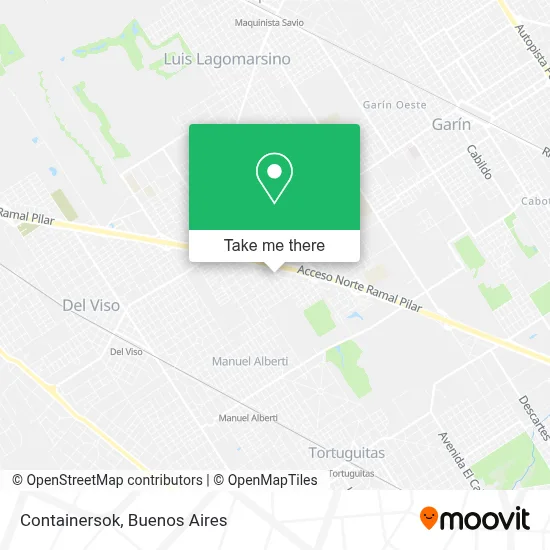 Containersok map