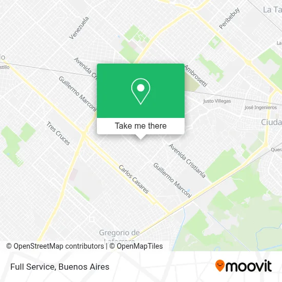 Full Service map